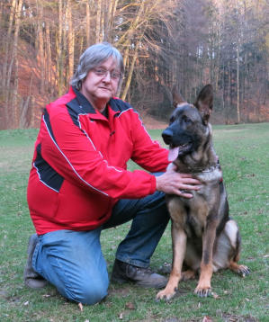 Georg Karer mit Idefix von der Grundschnelligkeit