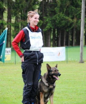 Johanna Kollmann mit Timo v. Hohen Haus