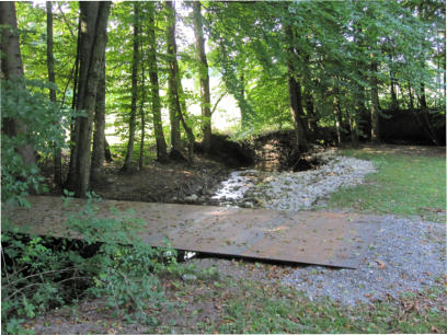 Brücke zum Agilityplatz (Bach)